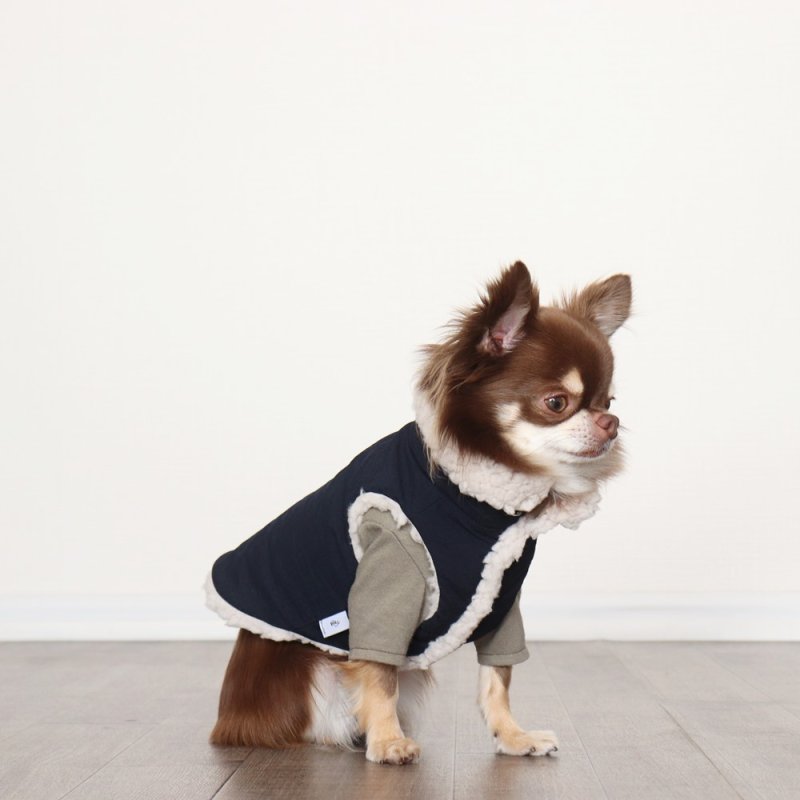 画像16: ボアベスト（ダークネイビー）　※撥水機能あり (16)