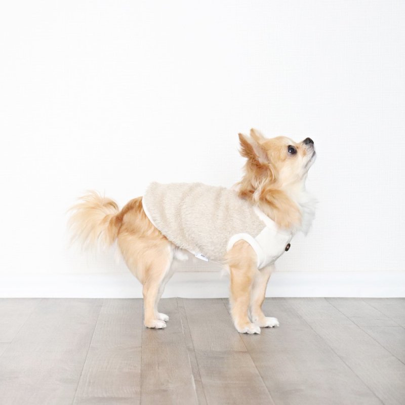 画像2: ムックボアタンクトップ（ベージュ） (2)