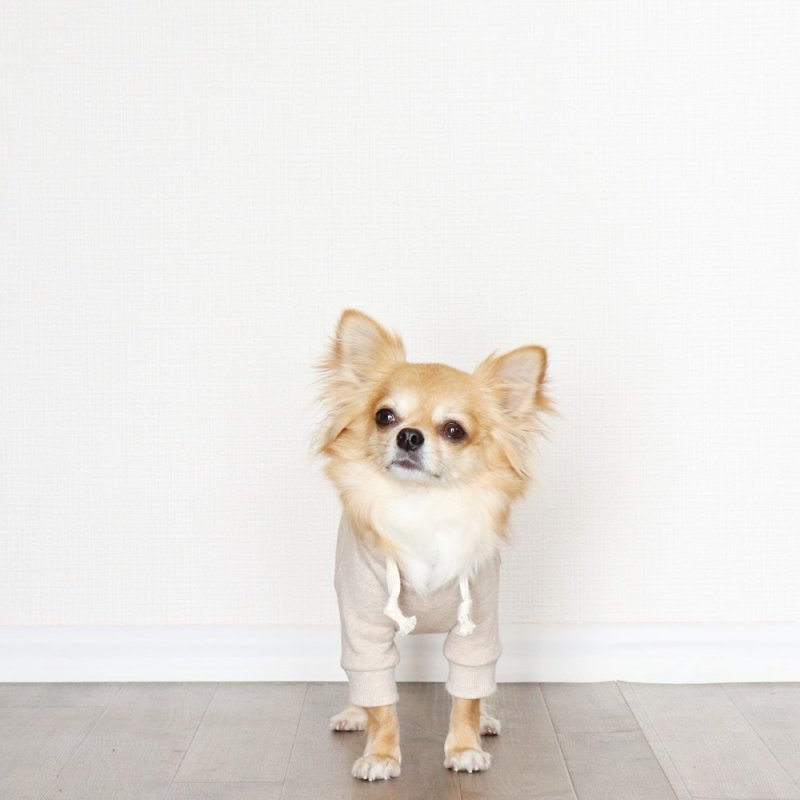 画像6: プルオーバーパーカー ワッフル（ベージュモカ） (6)