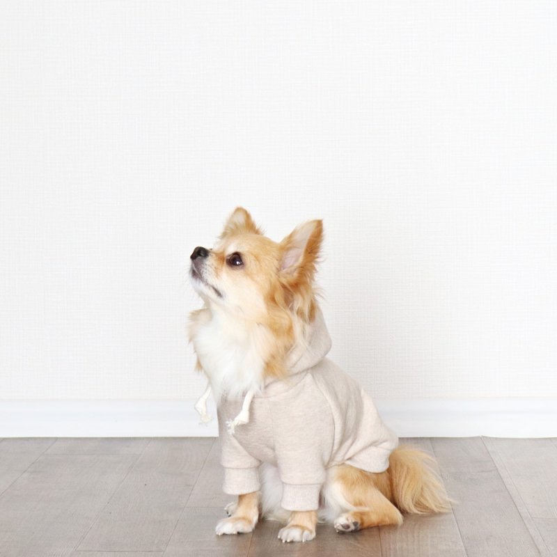 画像8: プルオーバーパーカー ワッフル（ベージュモカ） (8)