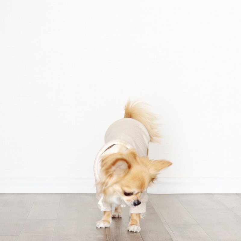 画像5: プルオーバーパーカー ワッフル（ベージュモカ） (5)