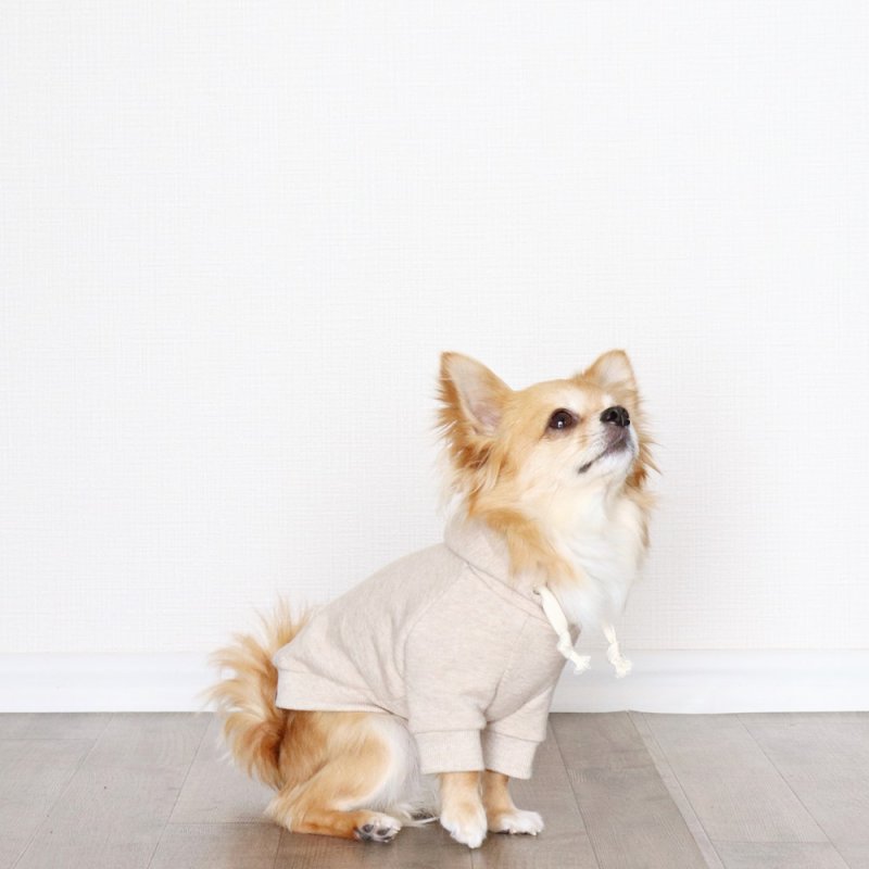 画像10: プルオーバーパーカー ワッフル（ベージュモカ） (10)