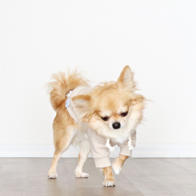 画像13: プルオーバーパーカー ワッフル（ベージュモカ） (13)