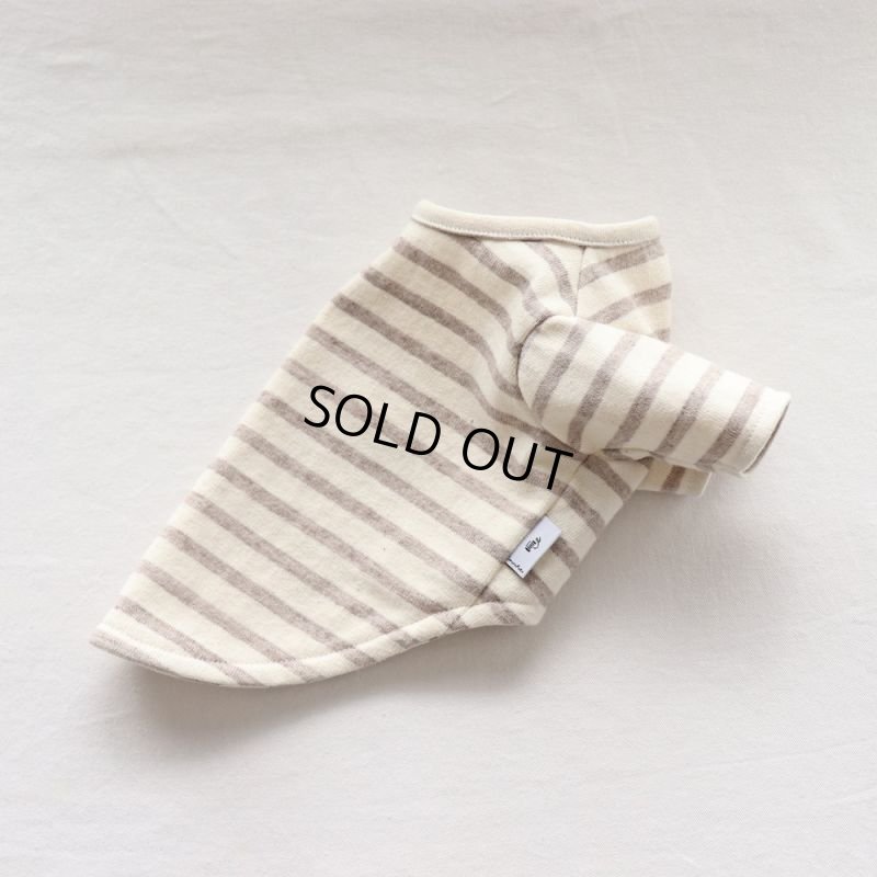 画像14: スモーキーボーダーカットソー（セピア） (14)