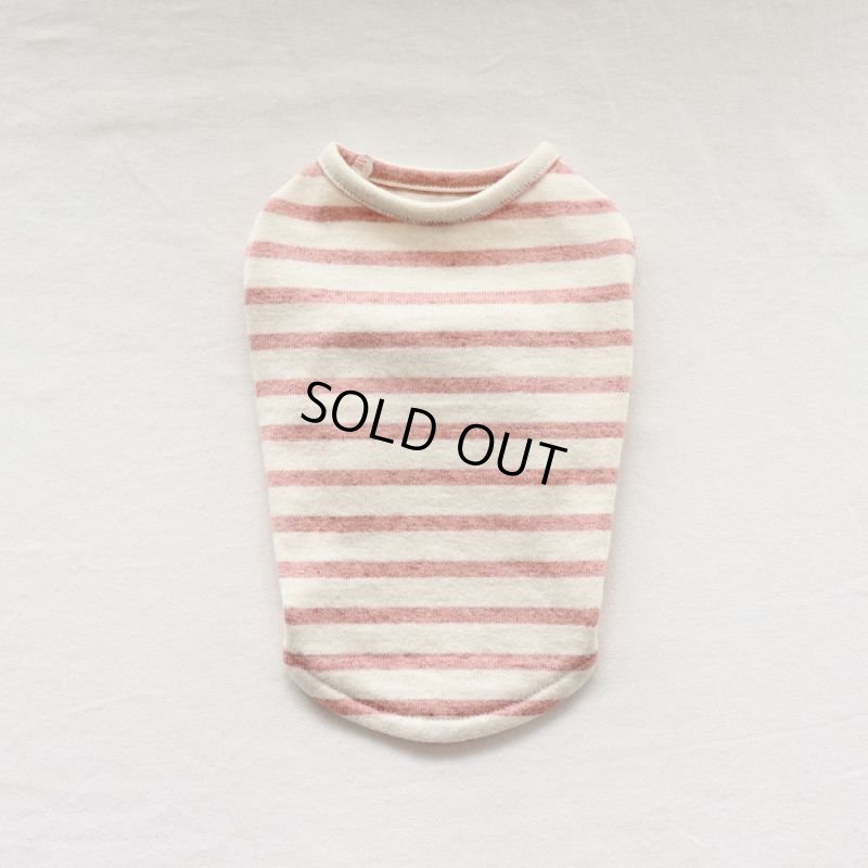 画像14: スモーキーボーダーカットソー（アプリコット） (14)