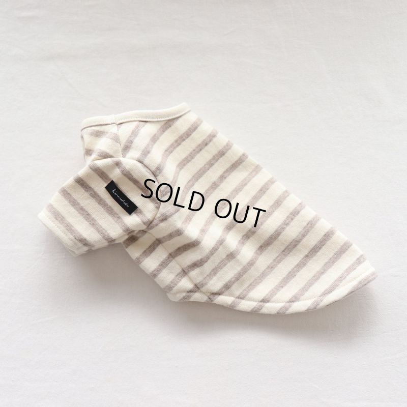 画像13: スモーキーボーダーカットソー（セピア） (13)