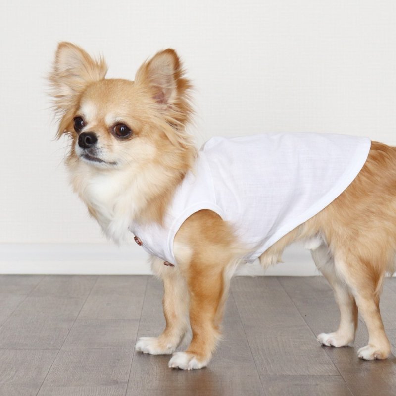 画像19: 自分好みに選べる綿麻ノースリーブシャツ(ホワイト) (19)