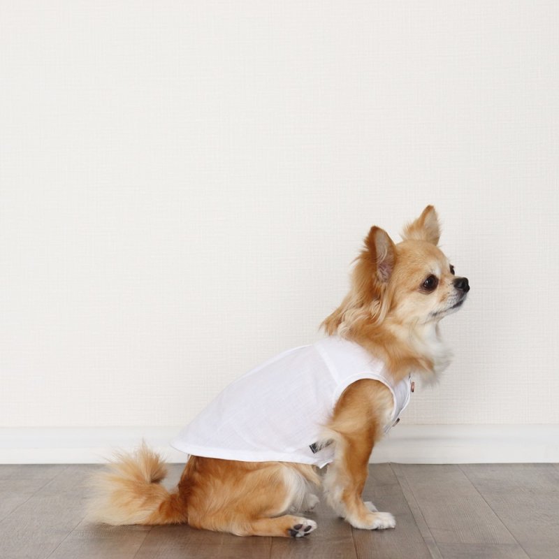 画像12: 自分好みに選べる綿麻ノースリーブシャツ(ホワイト) (12)