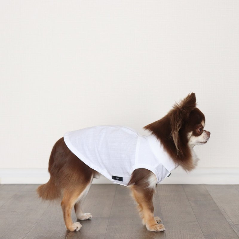 画像5: 自分好みに選べる綿麻ノースリーブシャツ(ホワイト) (5)