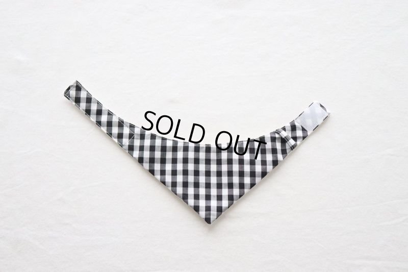 画像10: 保冷剤ポケットつきのバンダナ（ブラックギンガム） (10)