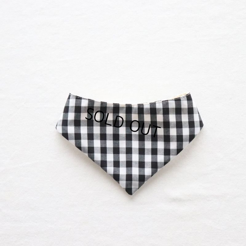 画像7: 保冷剤ポケットつきのバンダナ（ブラックギンガム） (7)