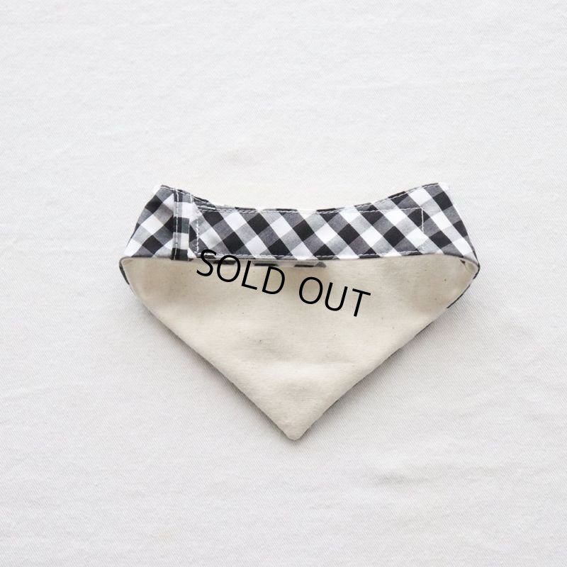 画像8: 保冷剤ポケットつきのバンダナ（ブラックギンガム） (8)