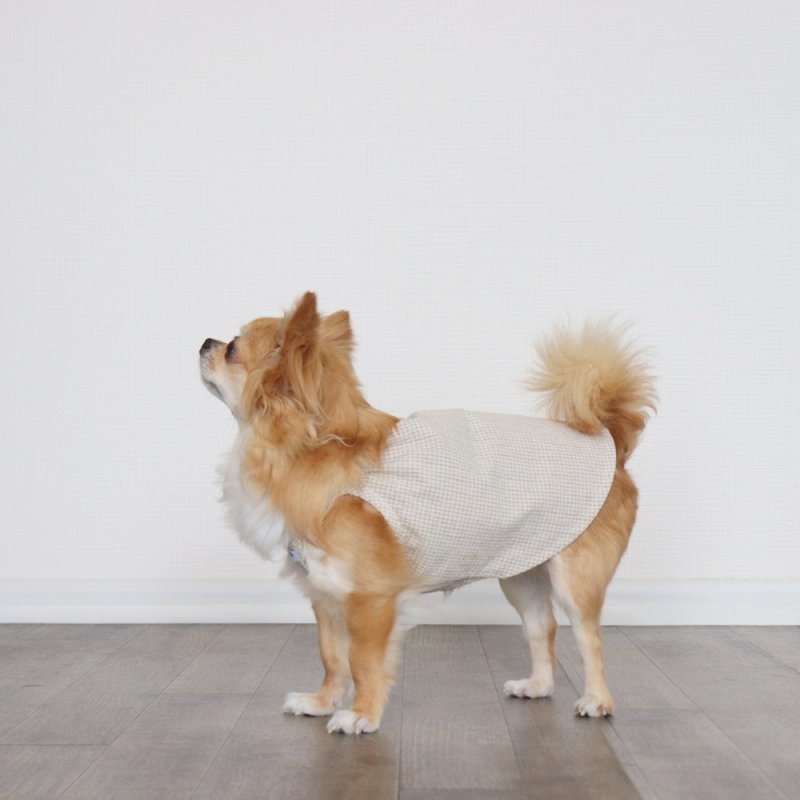 画像6: オールシーズン着られるキャミワンピース(ベージュギンガム) (6)