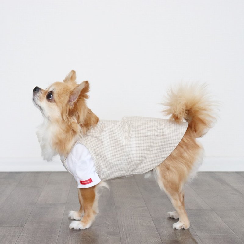 画像14: オールシーズン着られるキャミワンピース(ベージュギンガム) (14)