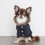 ミニ裏毛のカーディガン（チャコール）