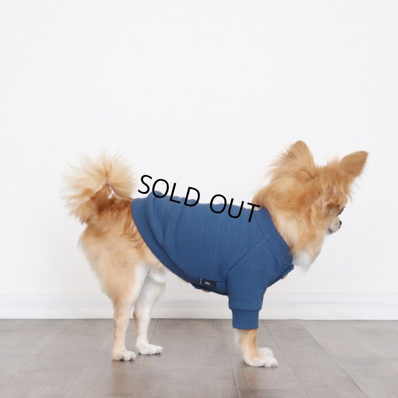 画像7: マルチスラブ裏毛のカーディガン（ミッドナイト） (7)