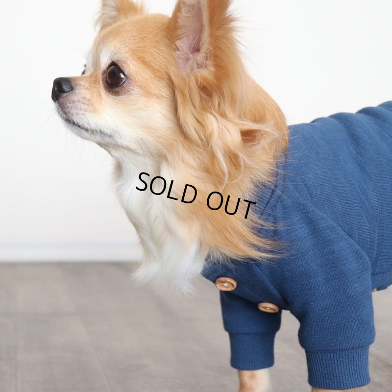 画像13: マルチスラブ裏毛のカーディガン（ミッドナイト） (13)