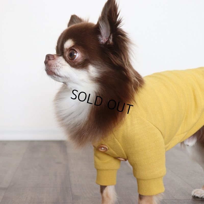 画像8: マルチスラブ裏毛のカーディガン（ミモザ） (8)