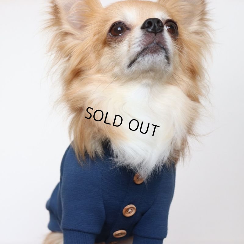 画像12: マルチスラブ裏毛のカーディガン（ミッドナイト） (12)