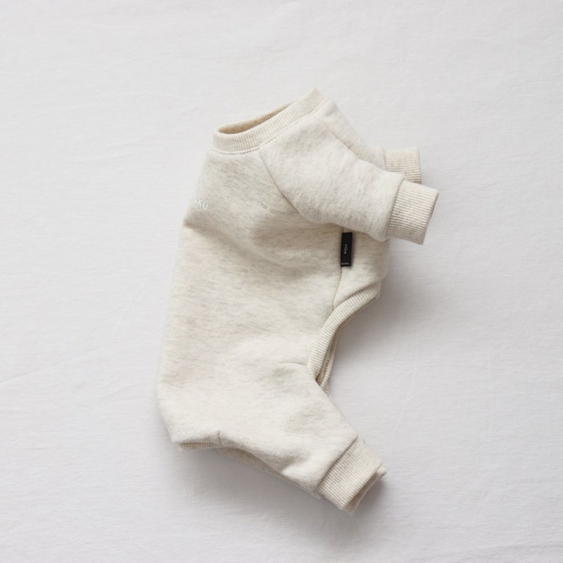 画像18: [完成品] スウェットロンパース（オートミール） (18)