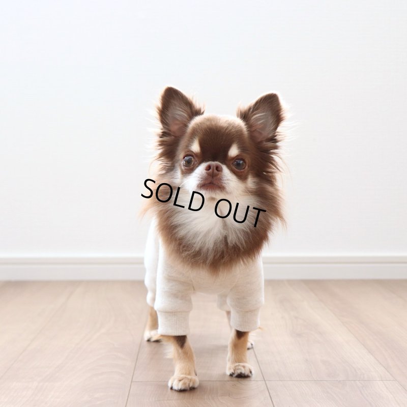 画像3: スウェットロンパース（オートミール） (3)