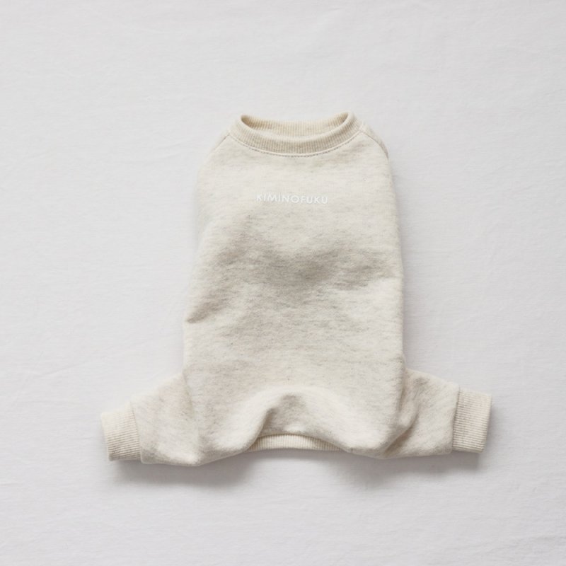 画像20: [完成品] スウェットロンパース（オートミール） (20)