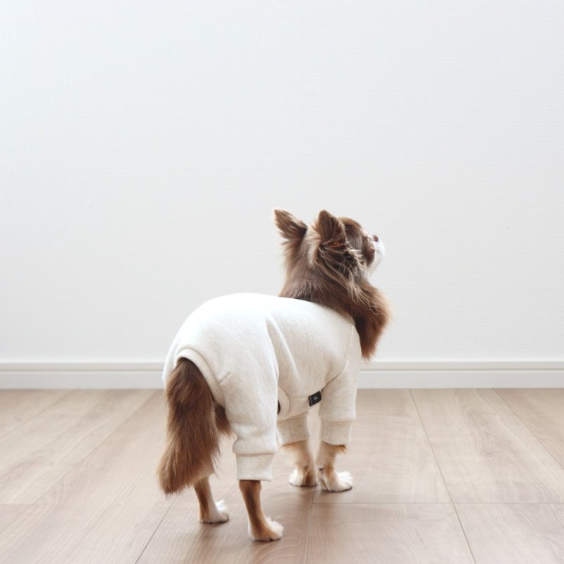 画像8: [完成品] スウェットロンパース（オートミール） (8)