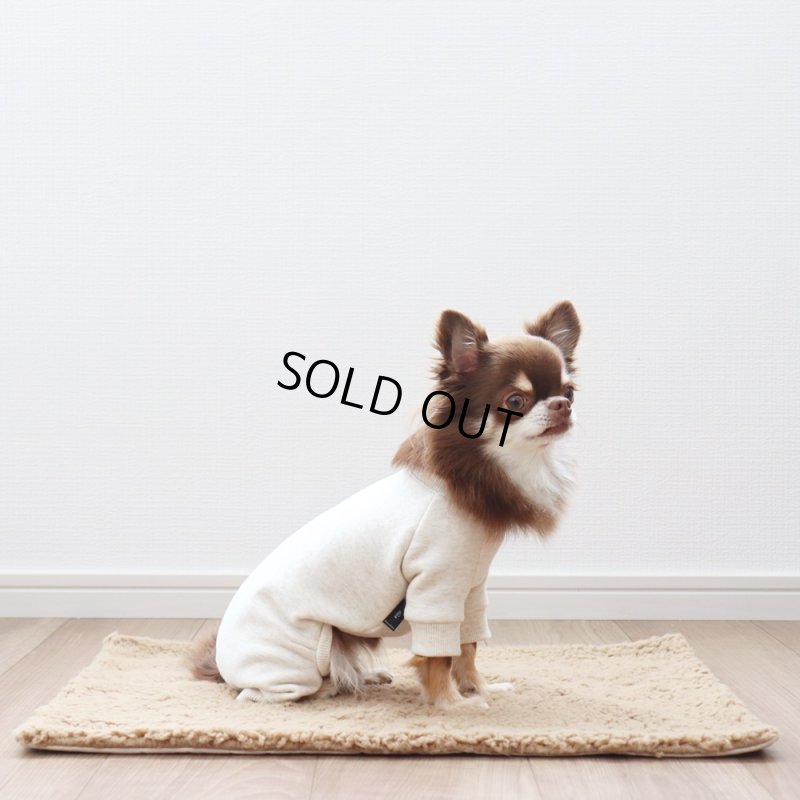 画像2: スウェットロンパース（オートミール） (2)