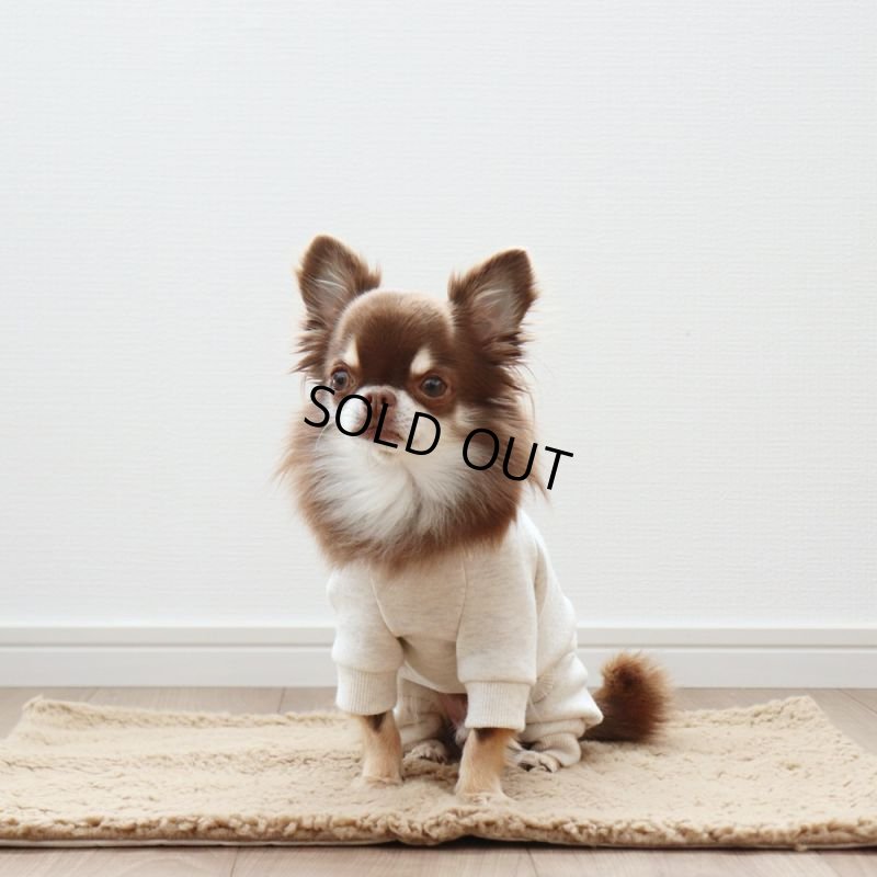 画像4: スウェットロンパース（オートミール） (4)