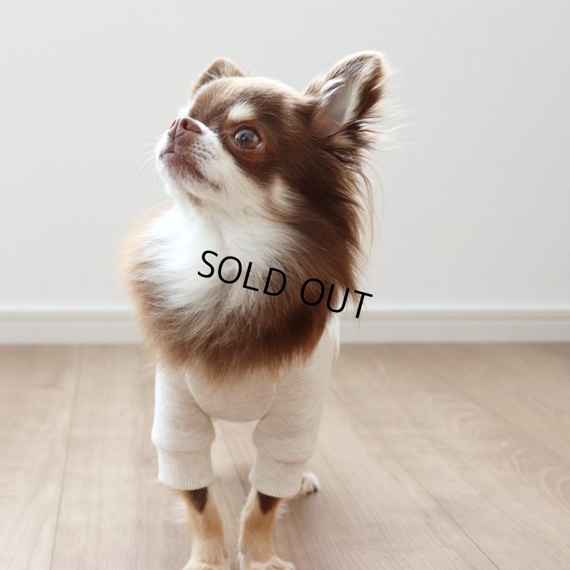 画像9: スウェットロンパース（オートミール） (9)