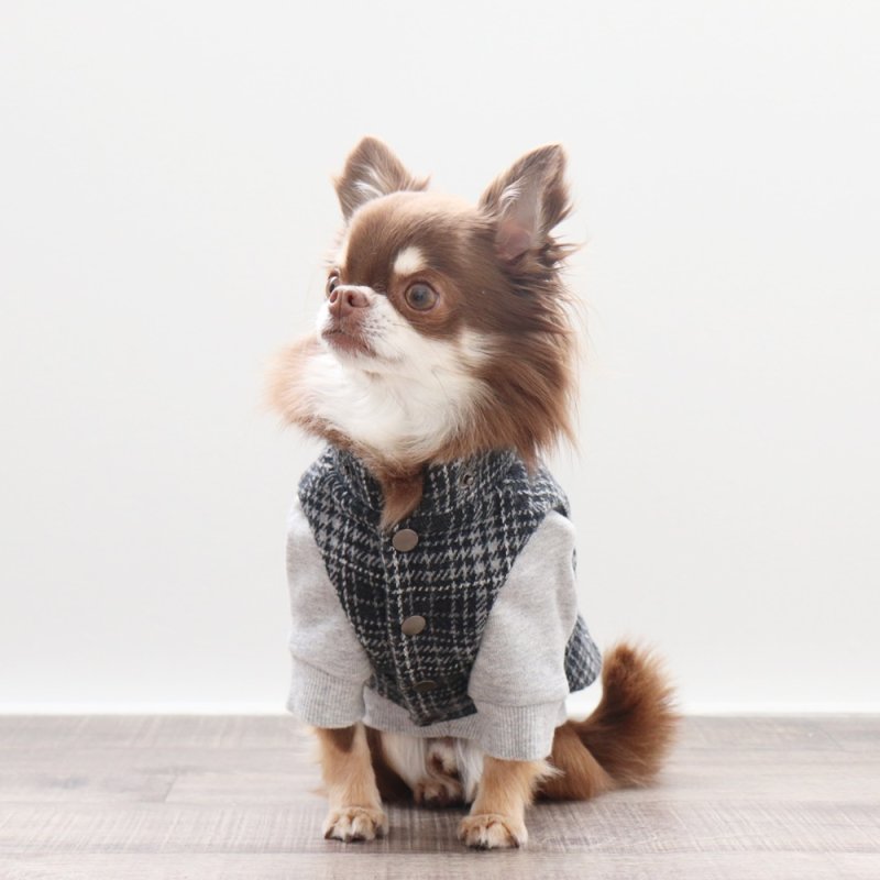 画像15: 2wayフリースチェックベスト（グレン） (15)