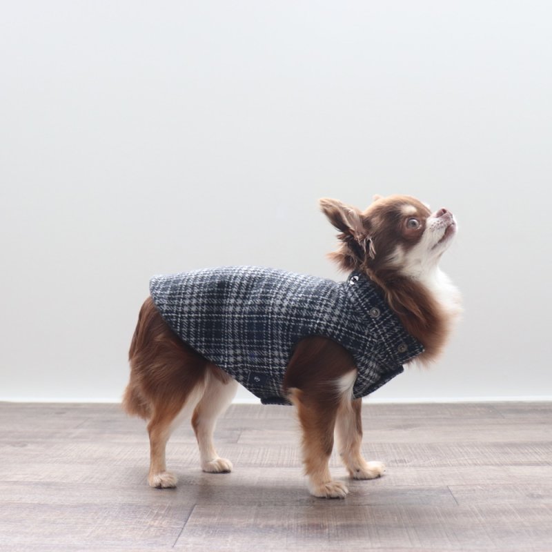 画像11: 2wayフリースチェックベスト（グレン） (11)