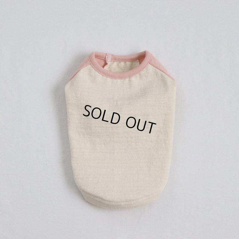 画像14: パステルカラーのラグランTシャツ(さくら×生成り) (14)