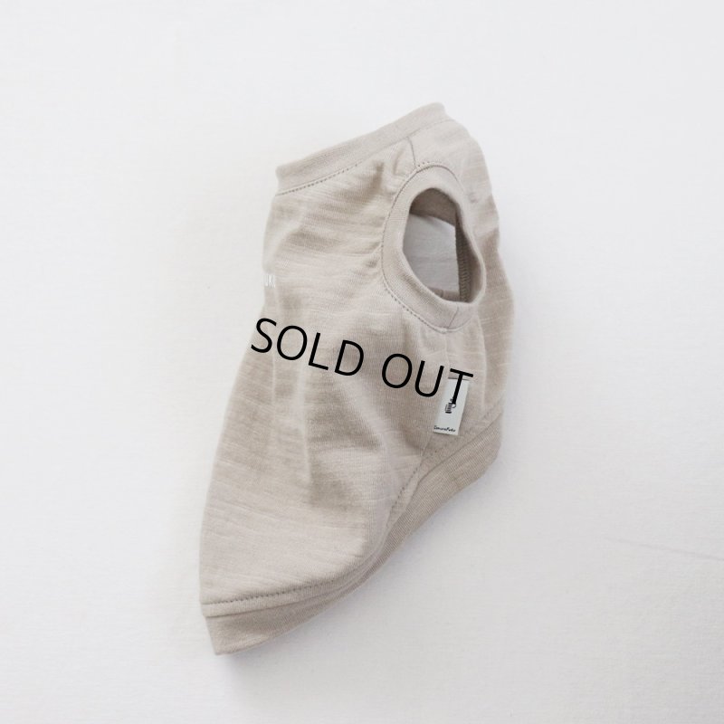 画像13: マルチスラブ生地のタンクトップ（グレージュ） (13)