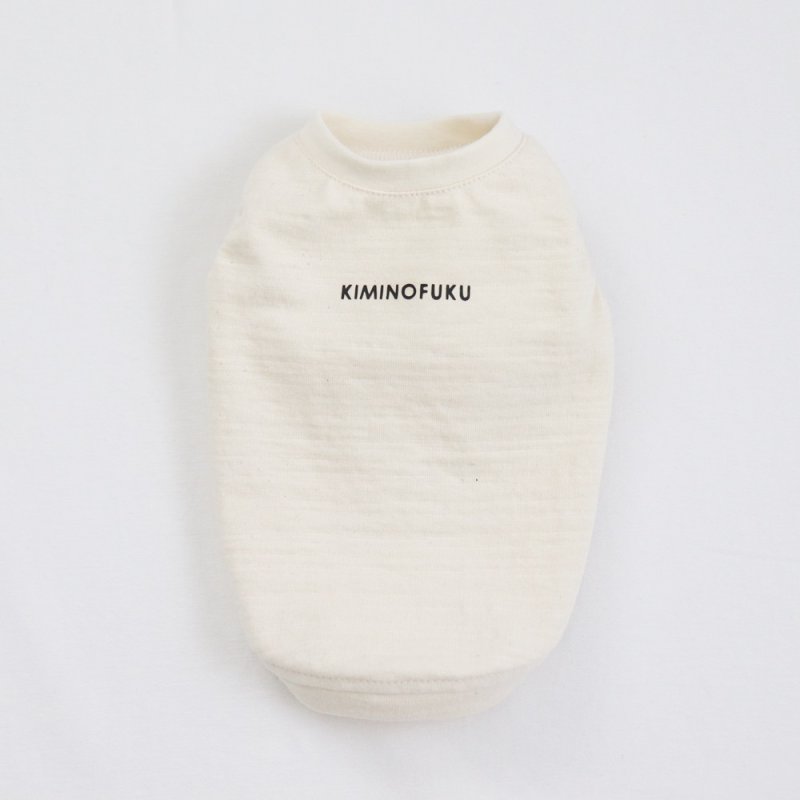 画像15: マルチスラブ生地のタンクトップ（生成り） (15)