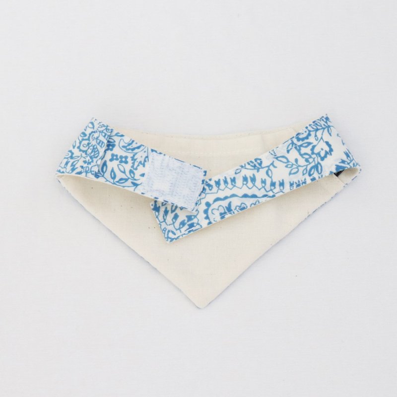 画像8: 保冷剤ポケットつきのバンダナ(ペイズリーサックス) (8)