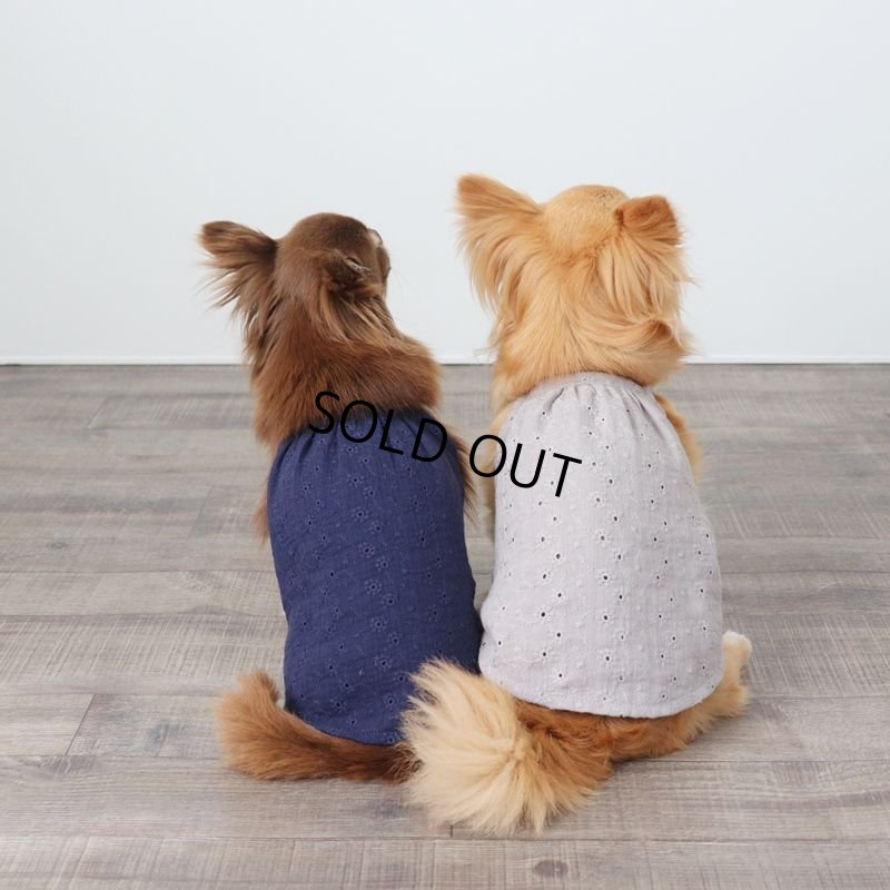 画像10: オールシーズン着られるキャミワンピース（お花刺繍ミスト） (10)