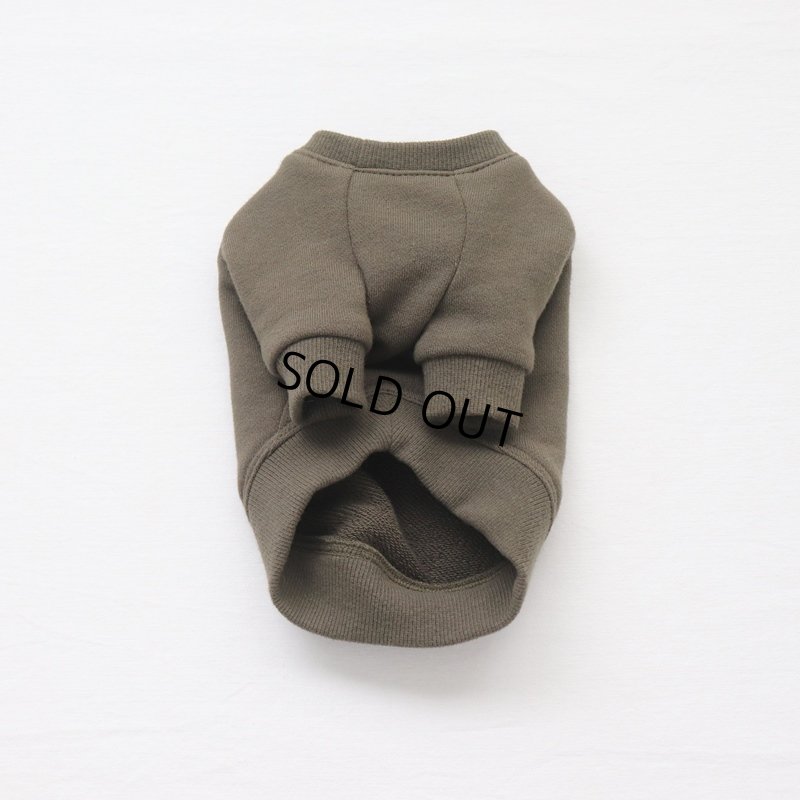 画像14: ヴィンテージ風トレーナー（カーキ） (14)