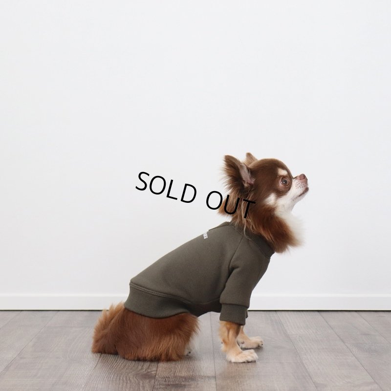 画像2: ヴィンテージ風トレーナー（カーキ） (2)