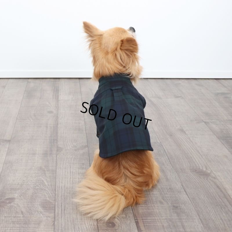 画像7: バンドカラーシャツ（ブラックウォッチ） (7)