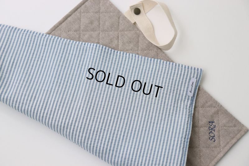 画像13: 色々選べるリバーシブルカフェマット　刺繍入り　(キルト×ひんやり生地) (13)