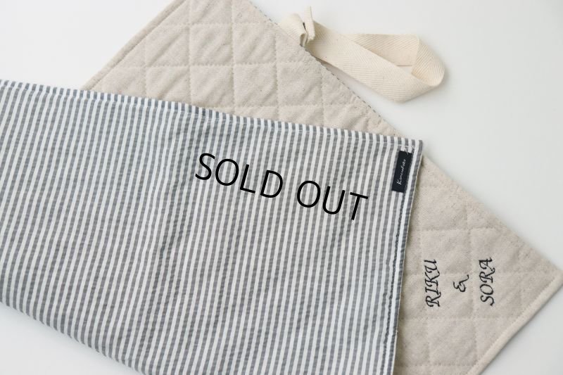 画像12: 色々選べるリバーシブルカフェマット　刺繍入り　(キルト×ひんやり生地) (12)