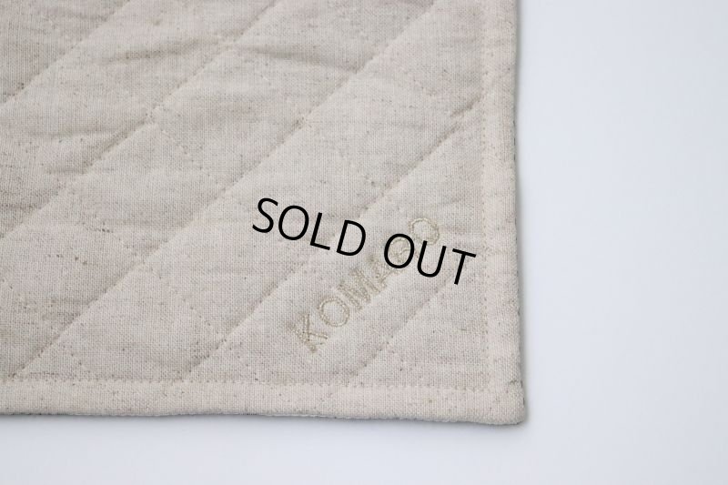 画像21: 色々選べるリバーシブルカフェマット　刺繍入り　(キルト×ひんやり生地) (21)