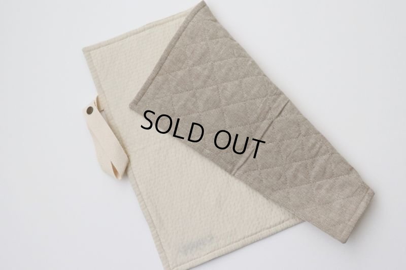 画像14: 色々選べるリバーシブルカフェマット　刺繍入り　(キルト×ひんやり生地) (14)