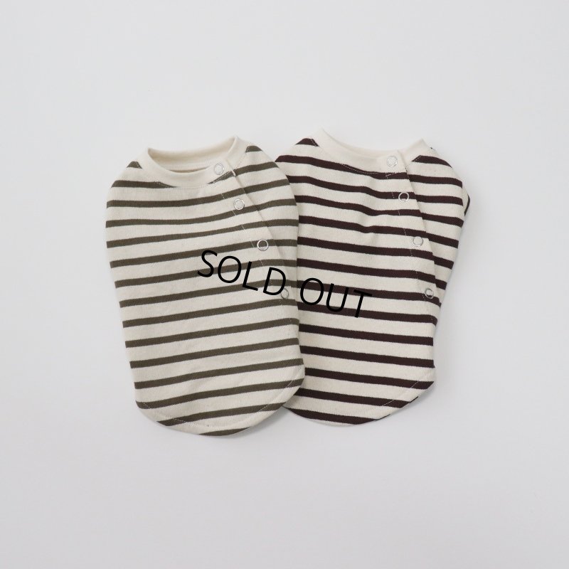 画像22: バックオープンなカットソー（ダークブラウン×生成り） (22)