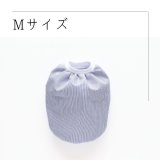 [完成品] ふんわり涼やかなタンクトップ（ブルー×ホワイト）