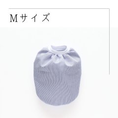 [完成品] ふんわり涼やかなタンクトップ（ブルー×ホワイト）
