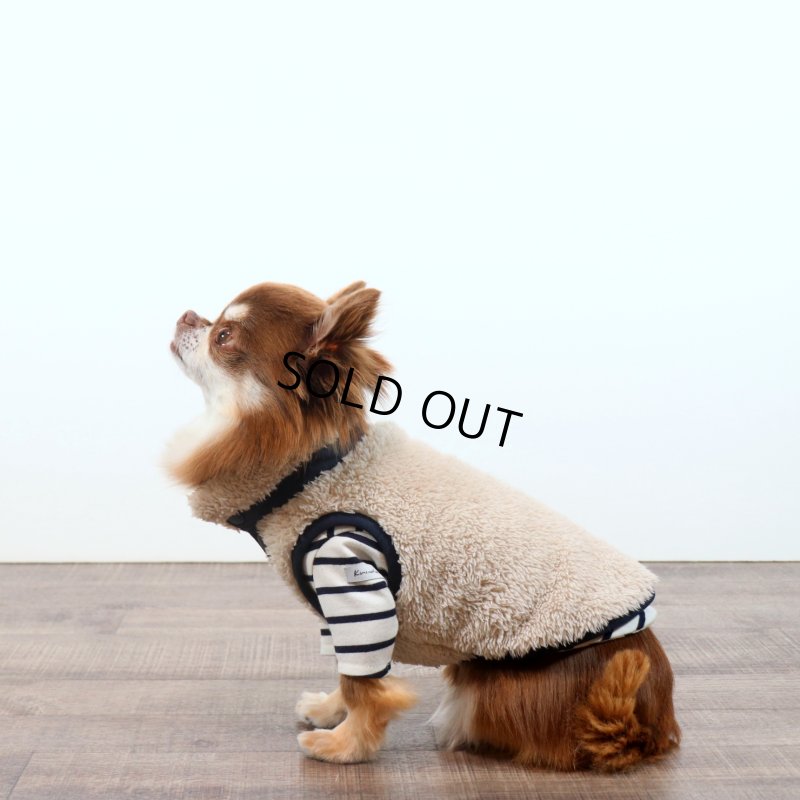 画像21: 薄手なボーダーカットソー（ネイビー×生成り） (21)