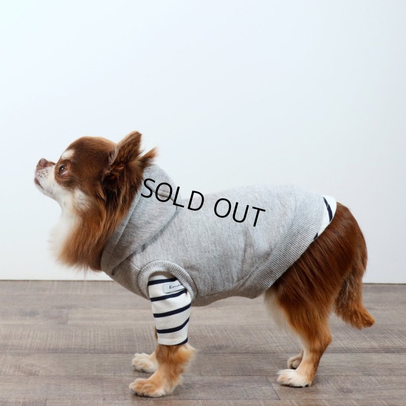 画像17: 薄手なボーダーカットソー（ネイビー×生成り） (17)