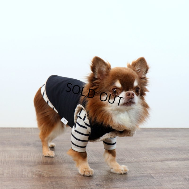 画像25: 薄手なボーダーカットソー（ネイビー×生成り） (25)